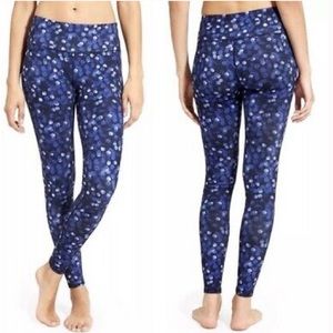 Athleta chaturanga navy blue leggings
